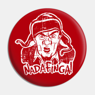 Christmas Story Nadafinga! (white print) Pin