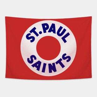 Defunct St. Paul Saints Hockey Tapestry