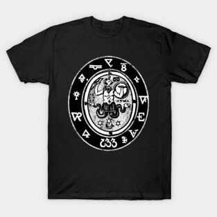 Esoteric shirt - Abraxas Gnostic God symbol Occult Alchemy Gnosticism mythology T-Shirt