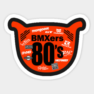 BMXer 80s Sticker