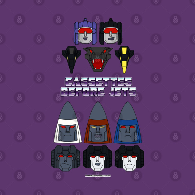 CASSETTES BEFORE JETS (VERTICAL) by fourmillionyearslater