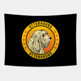 Otterhound Dog Portrait Tapestry