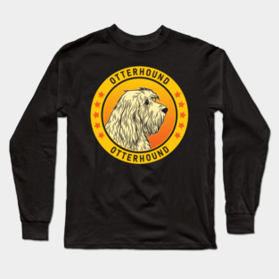 Otterhound Dog Portrait Long Sleeve T-Shirt