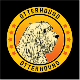 Otterhound Dog Portrait Posters and Art
