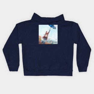 Flying Umbrella Kids Hoodie
