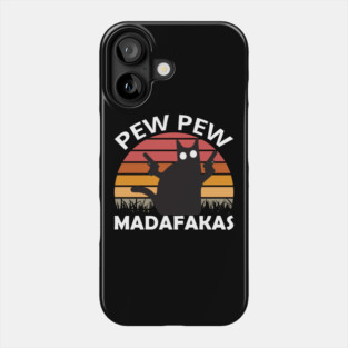 Pew Pew Cat Gaming Cat Phone Case