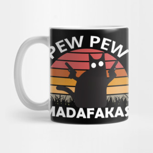 Pew Pew Cat Gaming Cat Mug