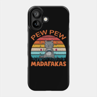 Pew Pew Cat Gaming Cat Phone Case