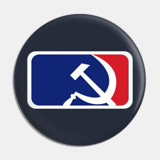 Hammer Sickle Baseball Pin