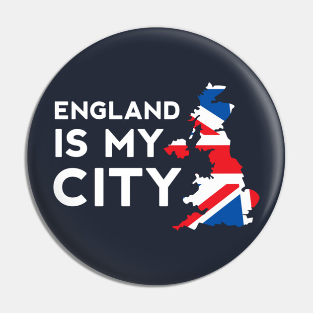 England Is My City Pin by dumbshirts