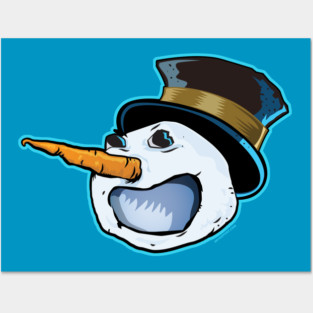 Snowman Posters and Art