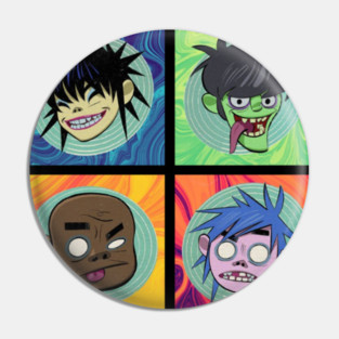 Gorillaz Pin