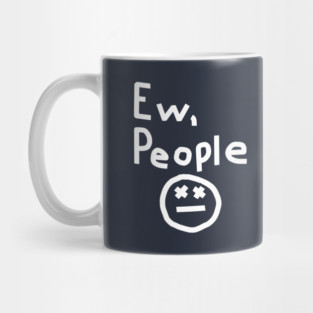 Ew People White Line Mug