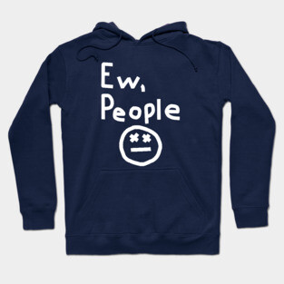 Ew People White Line Hoodie