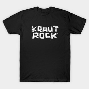 Hand Lettering Typeface Krautrock Music T-Shirt