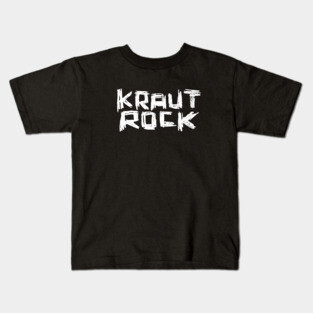 Hand Lettering Typeface Krautrock Music Kids T-Shirt