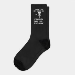 Smart people sport Disc Golf Socks