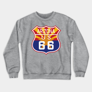Route 66 Arizona Crewneck Sweatshirt