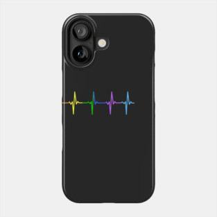 Gay Pride LGBT Heartbeat Pulse Phone Case