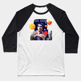 Carl Sagan Baseball T-Shirt