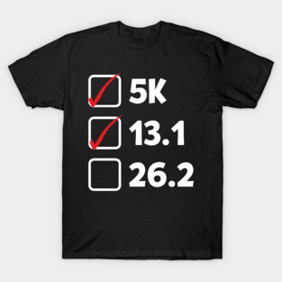 Marathon Check List T-Shirt