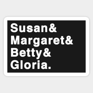 Feminism's Fab Four Sticker