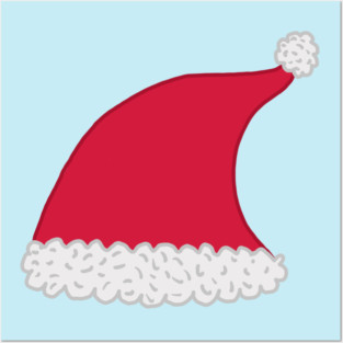 Santa hat Posters and Art