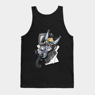 The Desk Cat Tank Top