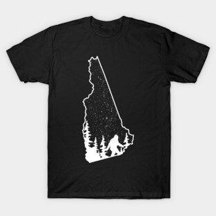 New Hampshire Bigfoot Gift T-Shirt