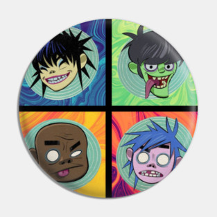 Gorillaz Pin