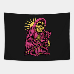 Santa Muerte Tapestry