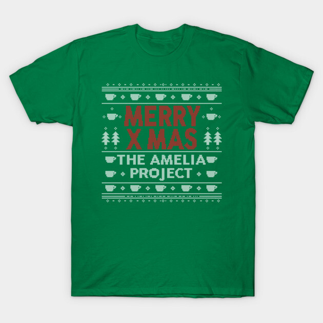 Ugly Christmas Sweater - Merry Xmas T-Shirt by The Amelia Project