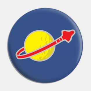 LEGO Space Minifig Classic Logo Pin