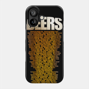Beer types Phone Case