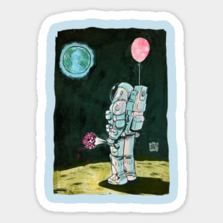 Astronaut Sticker
