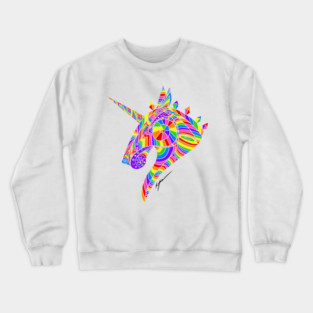 Rainbow Unicorn Crewneck Sweatshirt