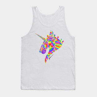 Rainbow Unicorn Tank Top