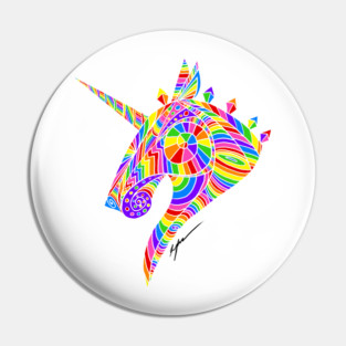 Rainbow Unicorn Pin