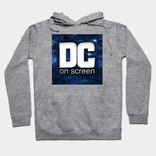 DC on SCREEN Podcast Logo (Blue) Hoodie