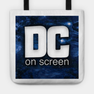 DC on SCREEN Podcast Logo (Blue) Tote