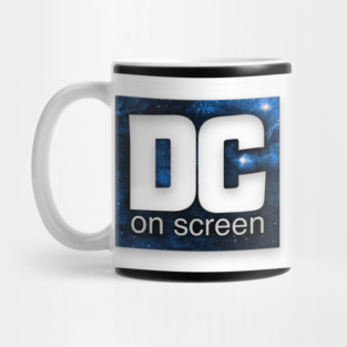 DC on SCREEN Podcast Logo (Blue with Border) Mug