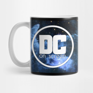 DC on SCREEN Podcast Logo (Blue Nebula) Mug