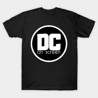 DC on SCREEN Podcast Logo (Black Circle) T-Shirt