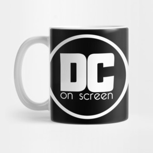 DC on SCREEN Podcast Logo (Black Circle) Mug