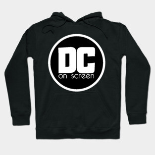 DC on SCREEN Podcast Logo (Black Circle) Hoodie