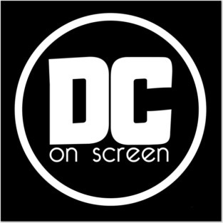 DC on SCREEN Podcast Logo (Black Circle) Posters and Art