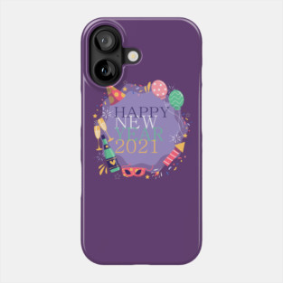 Happy New Year 2021 Phone Case