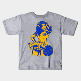 Milwaukee Baseball Cheerleader Kids T-Shirt