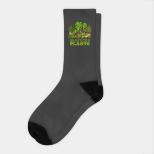 Easily Distracted By Plants Perfect for Plant Lover Socks