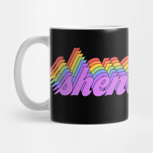 Rainbow meme: Just here for the shenanigans Mug